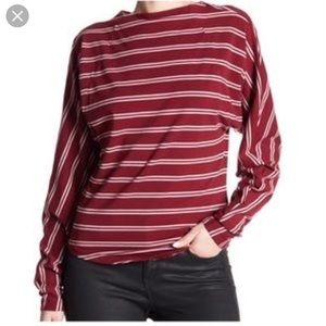 Free People “Ardmore” Stripe Tee